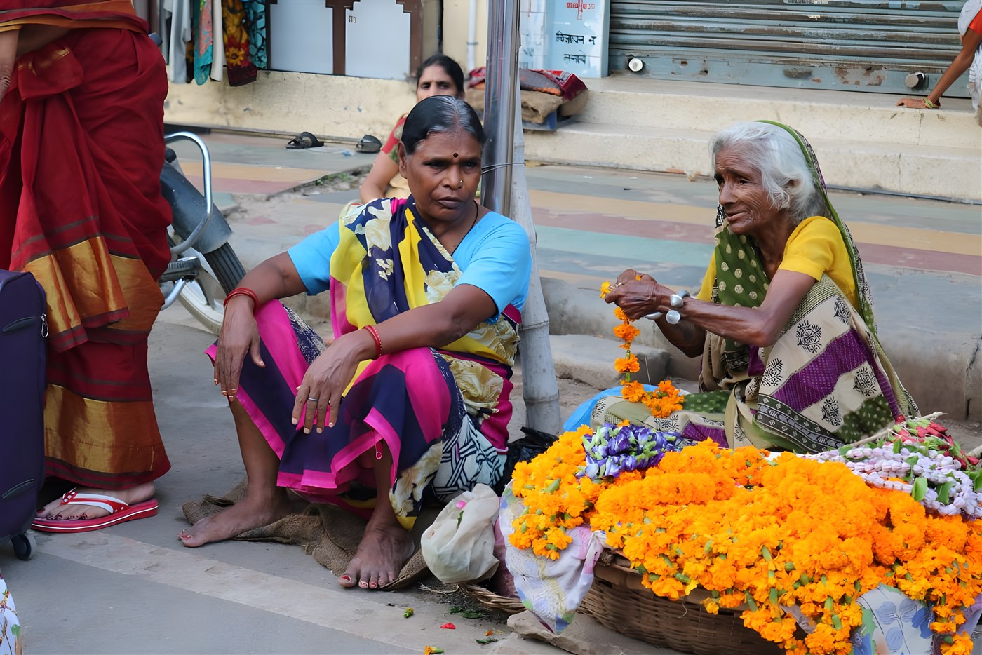 Street life in Varanasi