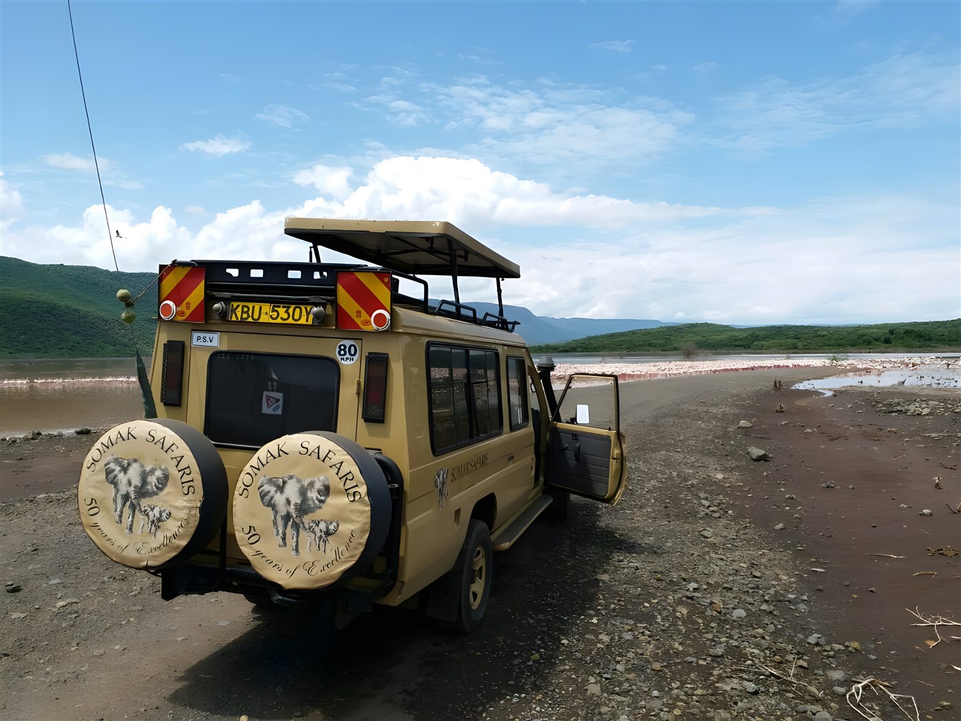Somak Car at Lake Nakuru