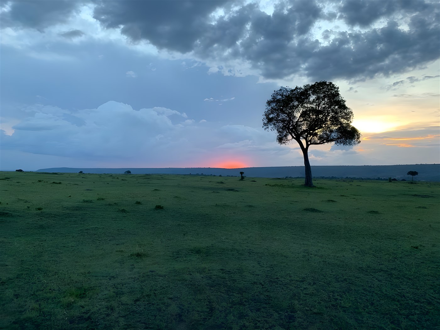 Sunset in Loisaba