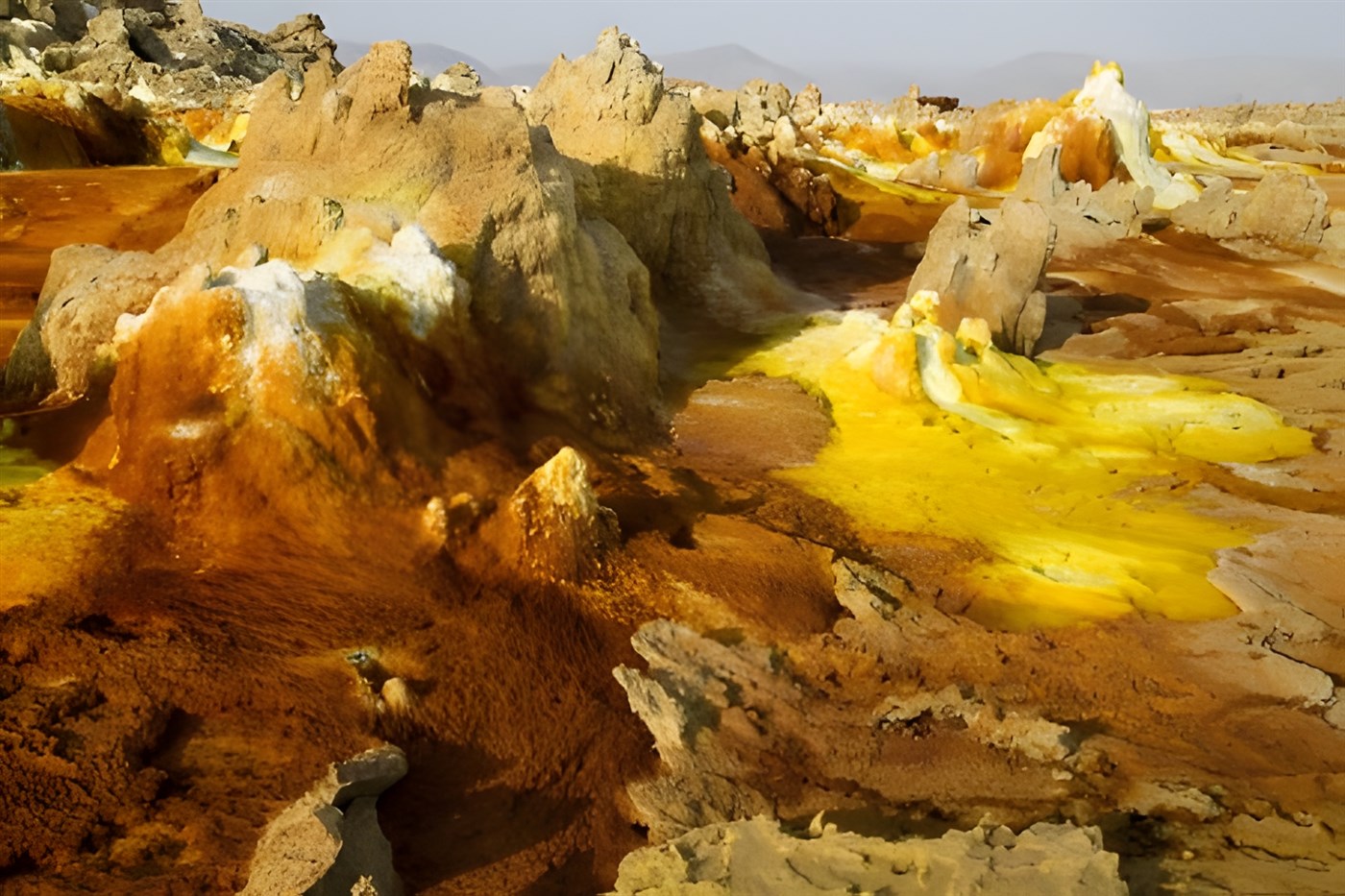 Sulphure formations in Ethiopia