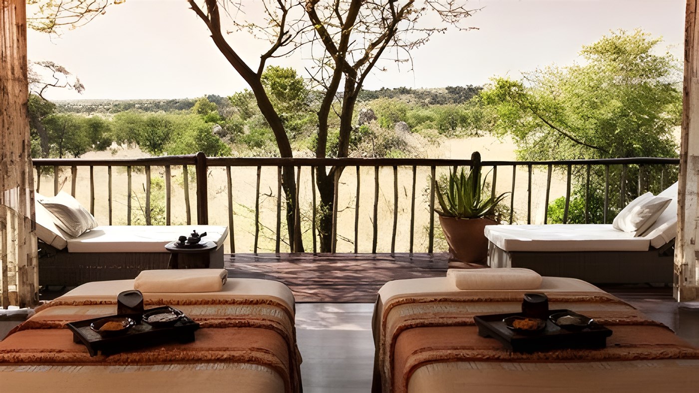 The spa at  Four Seasons Safari Lodge, Serengeti, Tanzania