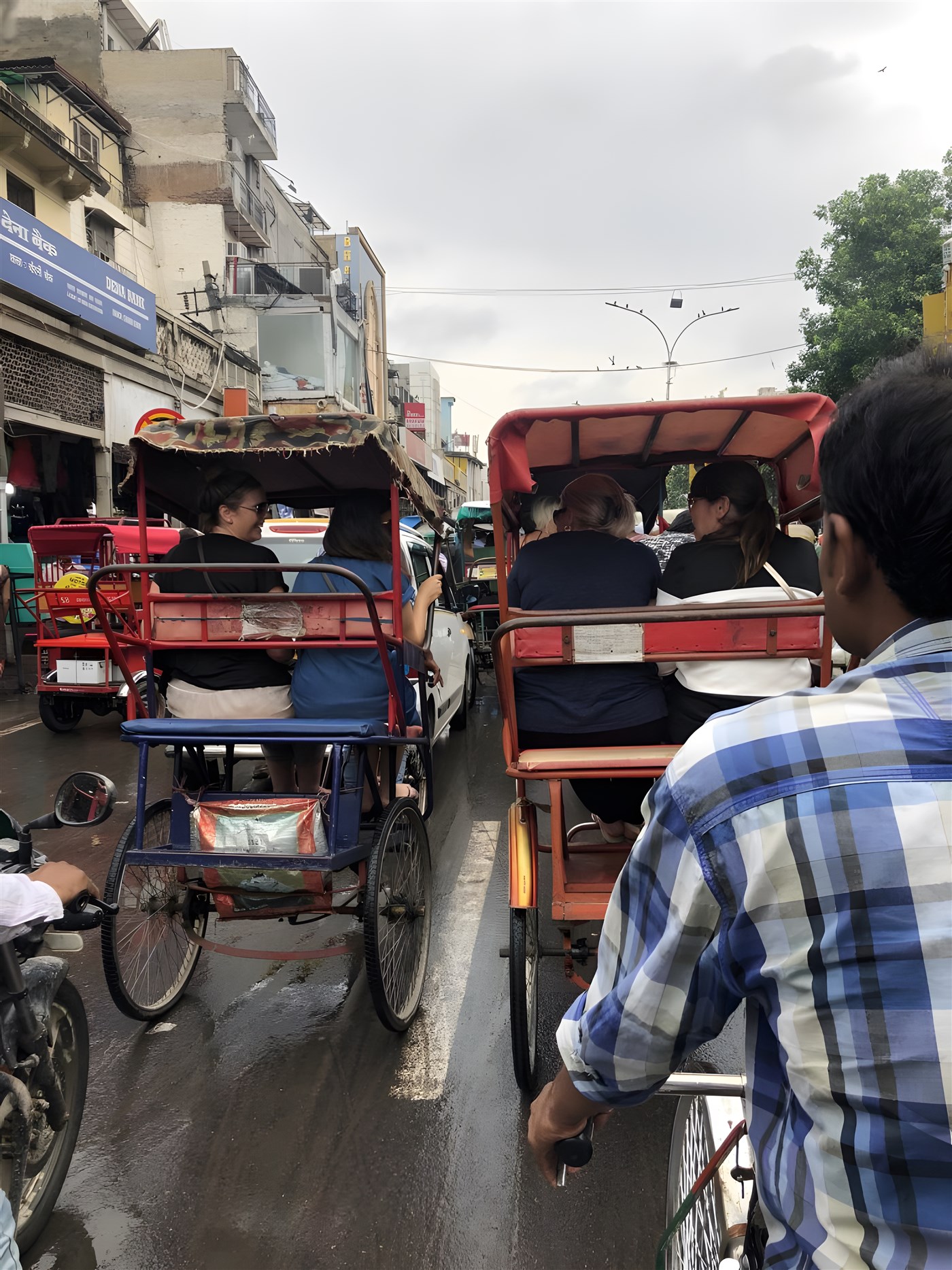 Rickshaw ride in Delhi