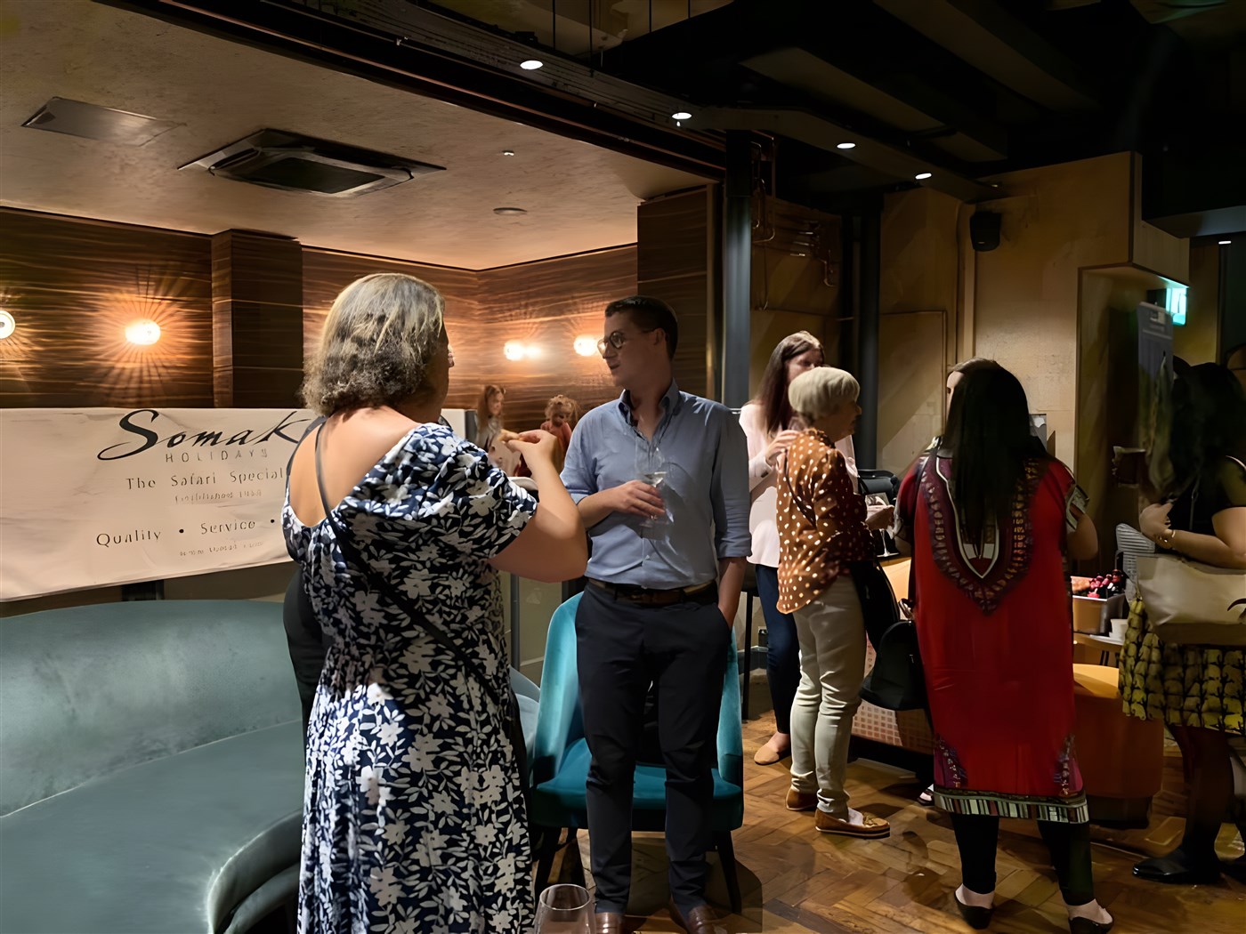 Our guests mingling
