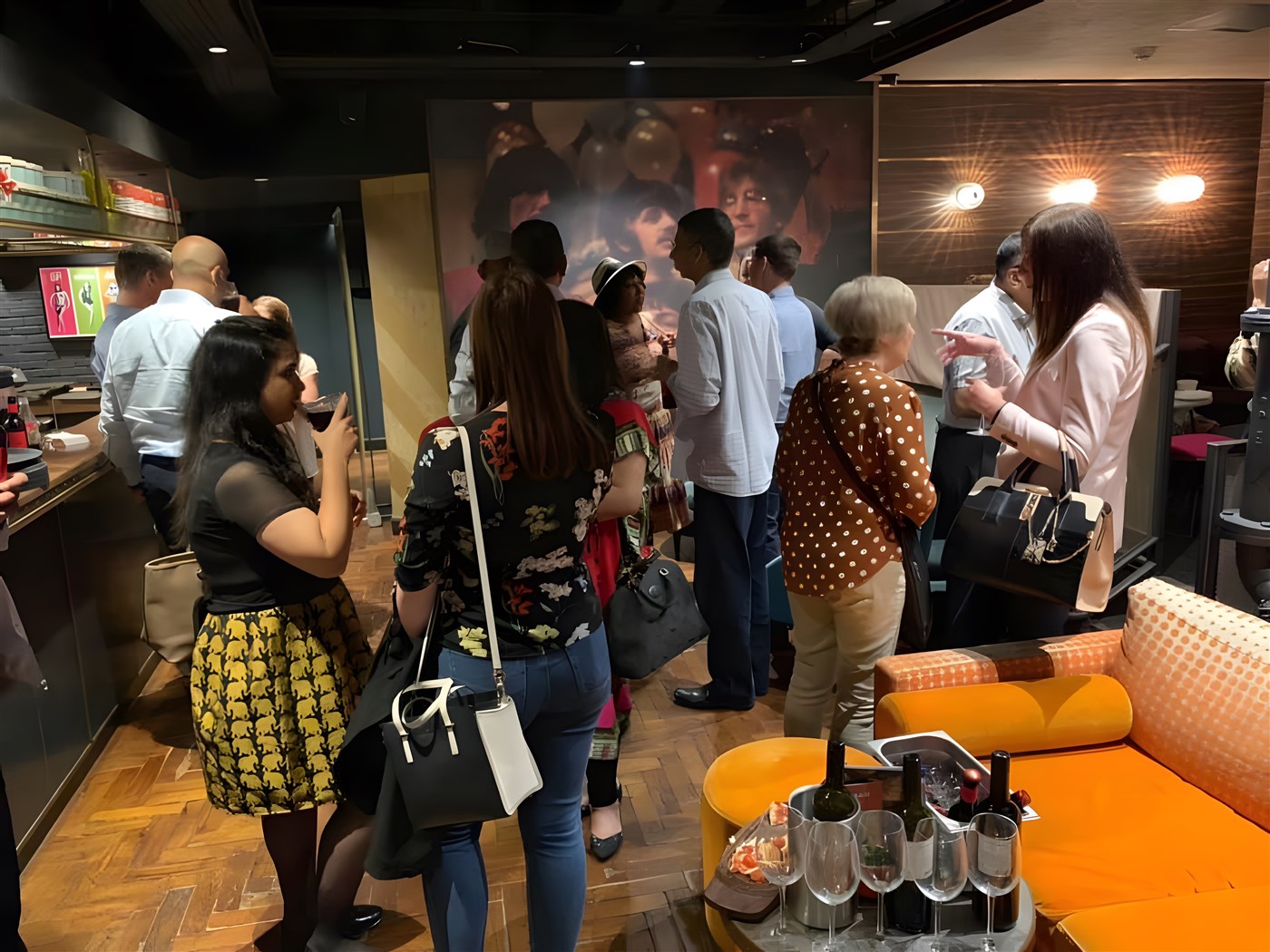 Our guests mingling