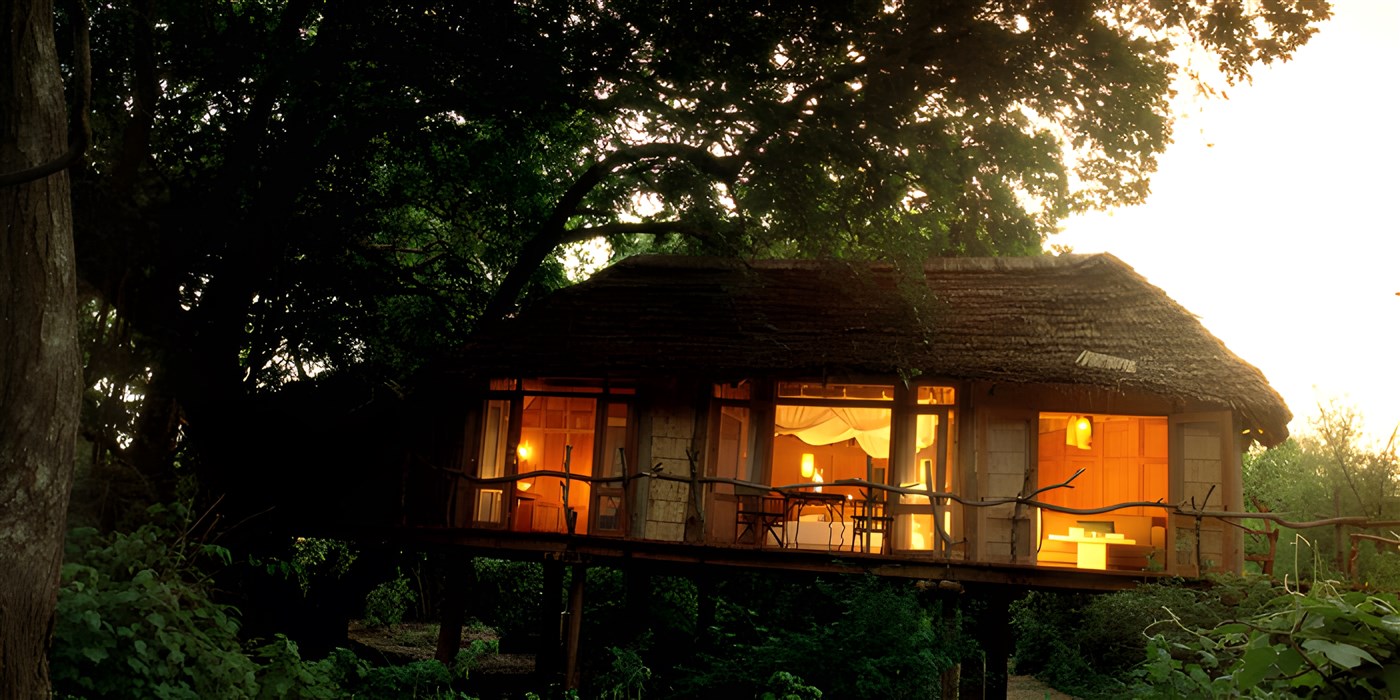 Treehouse at &Beyond Lake Manyara Tree Lodge in Tanzania