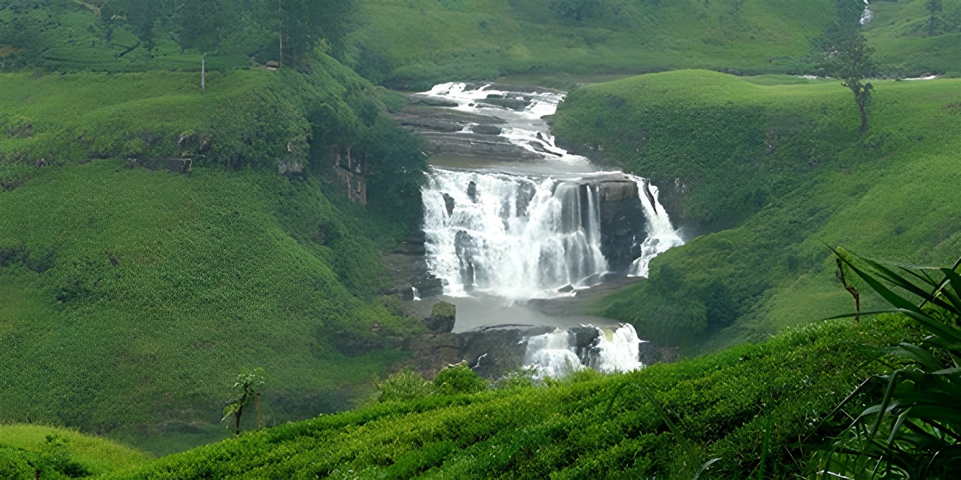 Waterfall in Sri Lanka