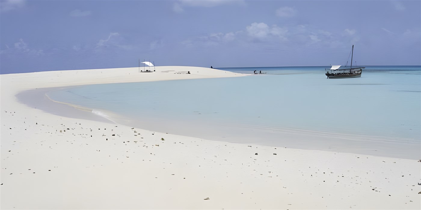 Beautiful beach at Pole Pole, Zanzibar