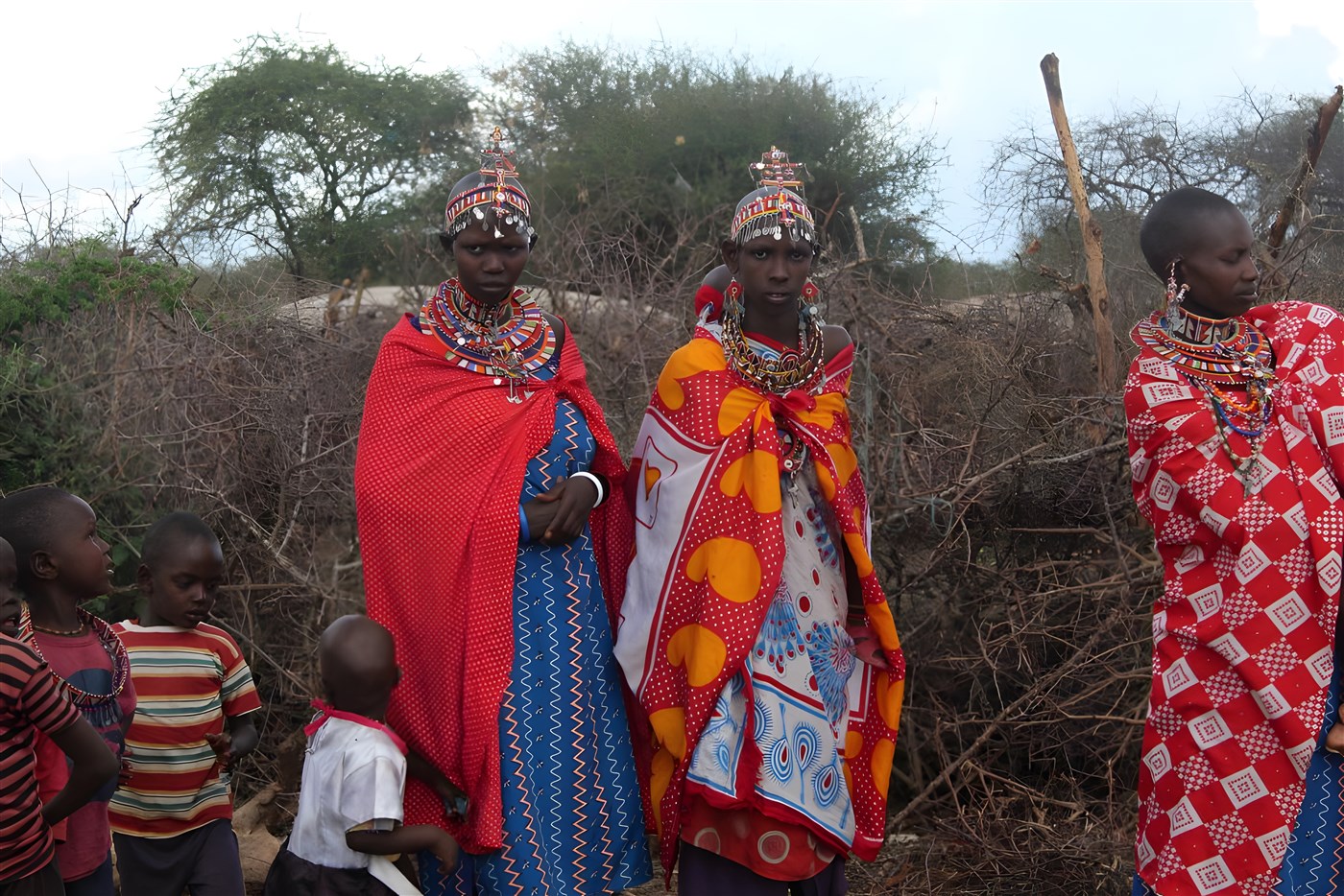 Colourful locals on a Porini Camps Safari
