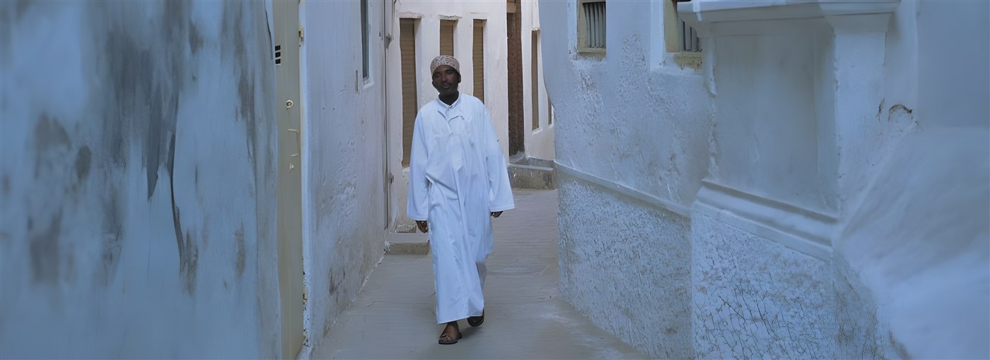 Narrow street in Stone Town, Zanzibar