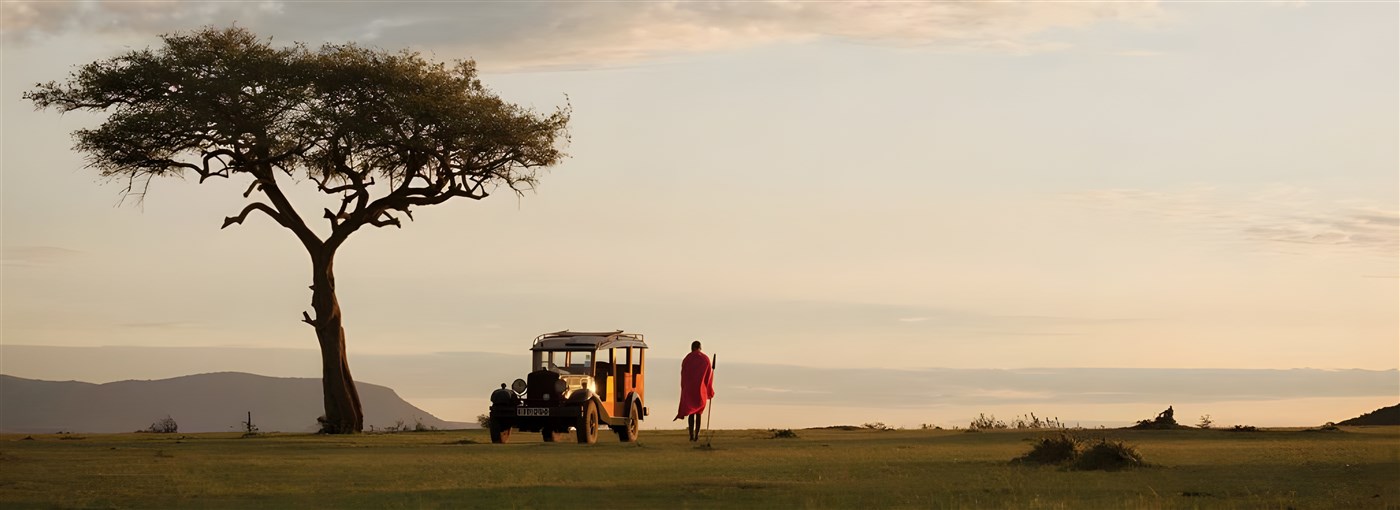 Masai warrior in the Masai Mara, Kenya