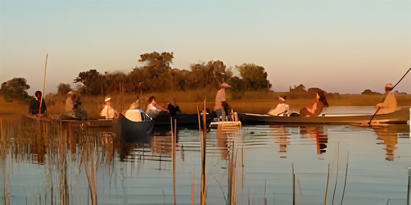 Leisurely boat ride in Botswana