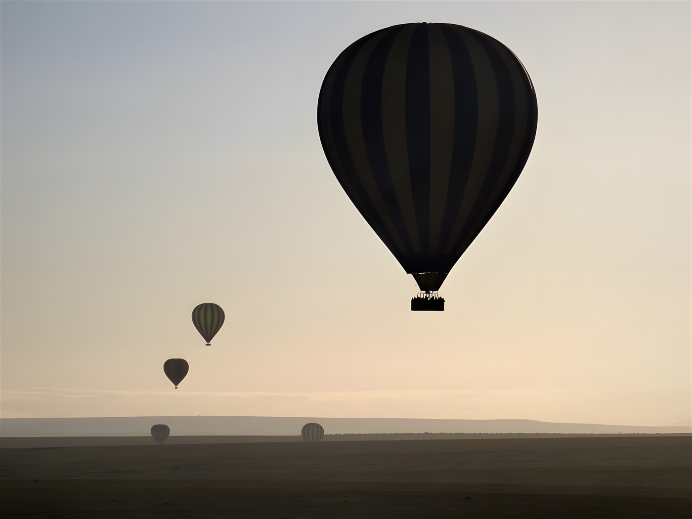 Balloon flight over the Masai Mara