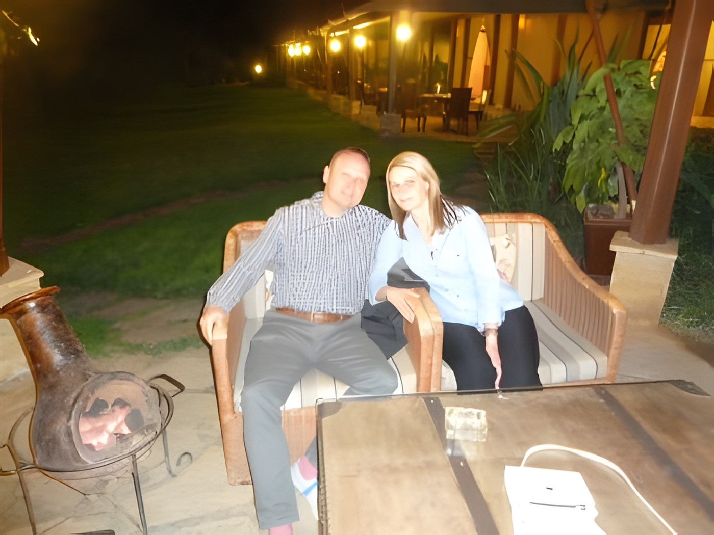 Couple on safari in Kenya