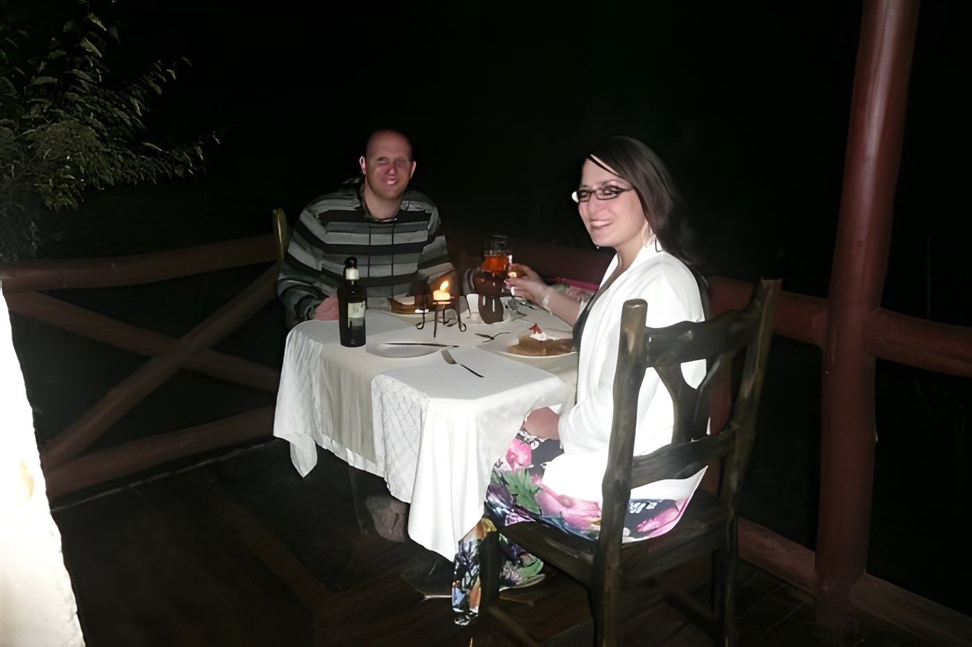 Romantic dinner in Kenya