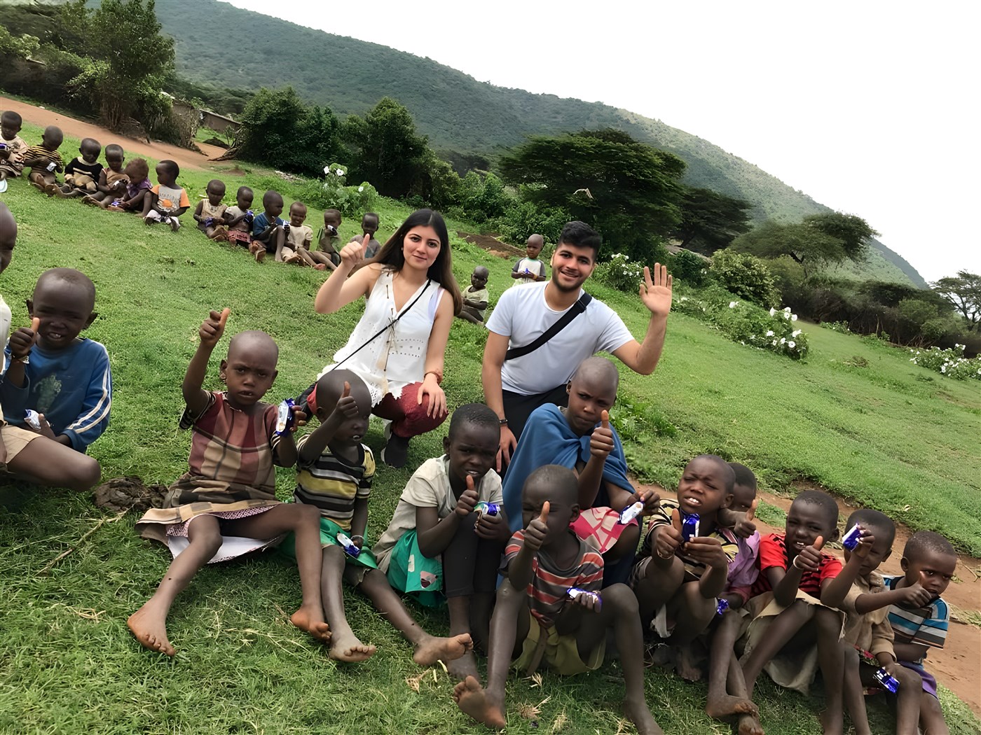Children of the Masai Tribe