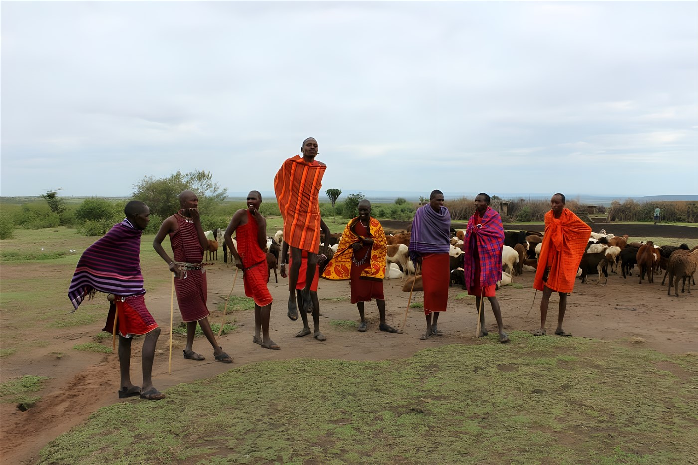 Maasai Warriors in Kenya