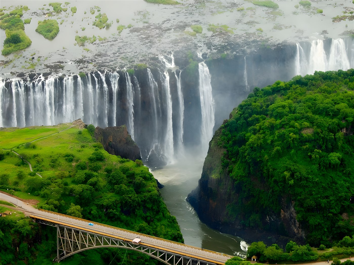 Victoria Falls and Rainforest