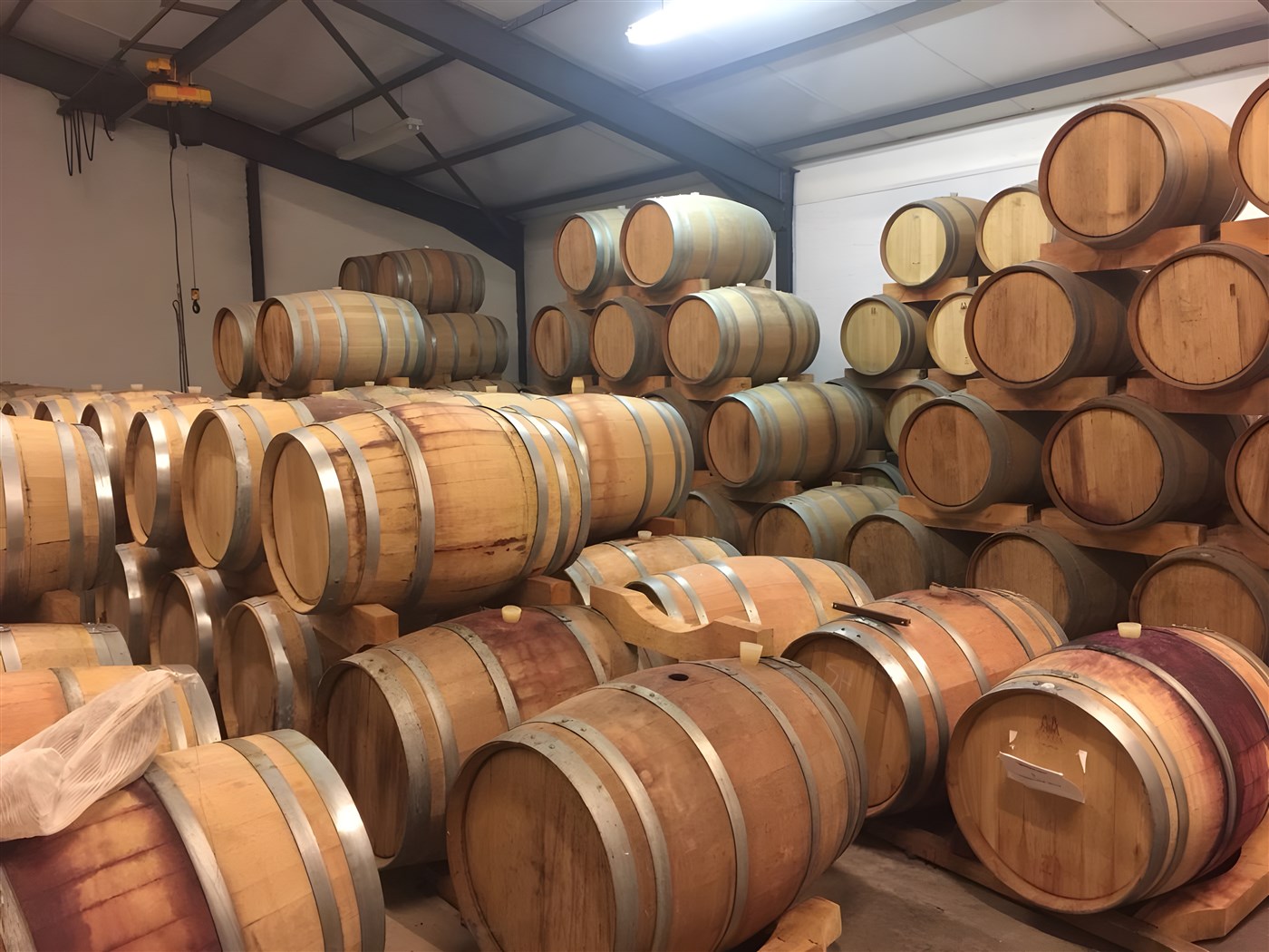 Wine barrels