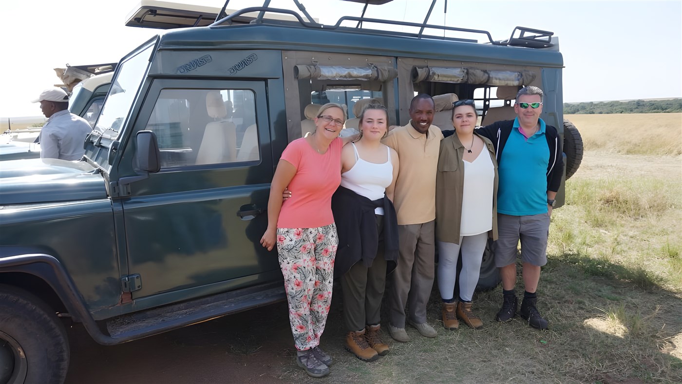 Ready to go on safari in Kenya