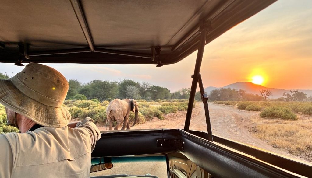 Catching sunrise or sunset on safari in Kenya is a wonderful experience