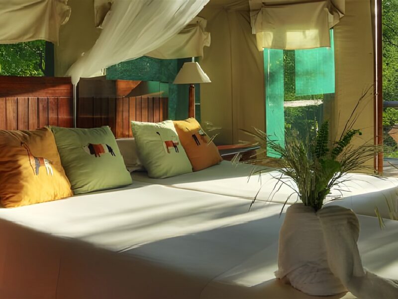 Tent interior