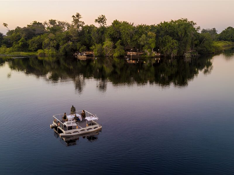 Barge dining