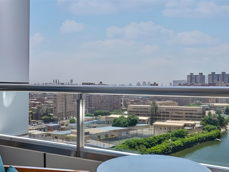 Balcony canal city view