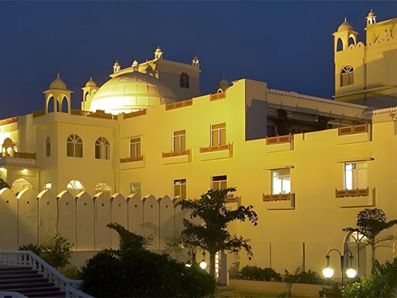 Exterior at night