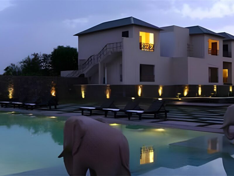 Pool at night