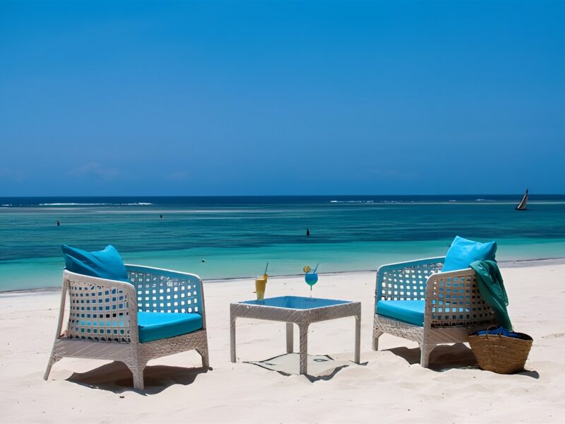 The beach awaits