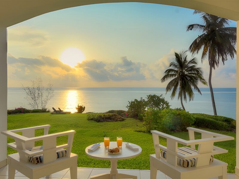 Private patio