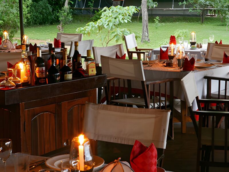 Dining tent