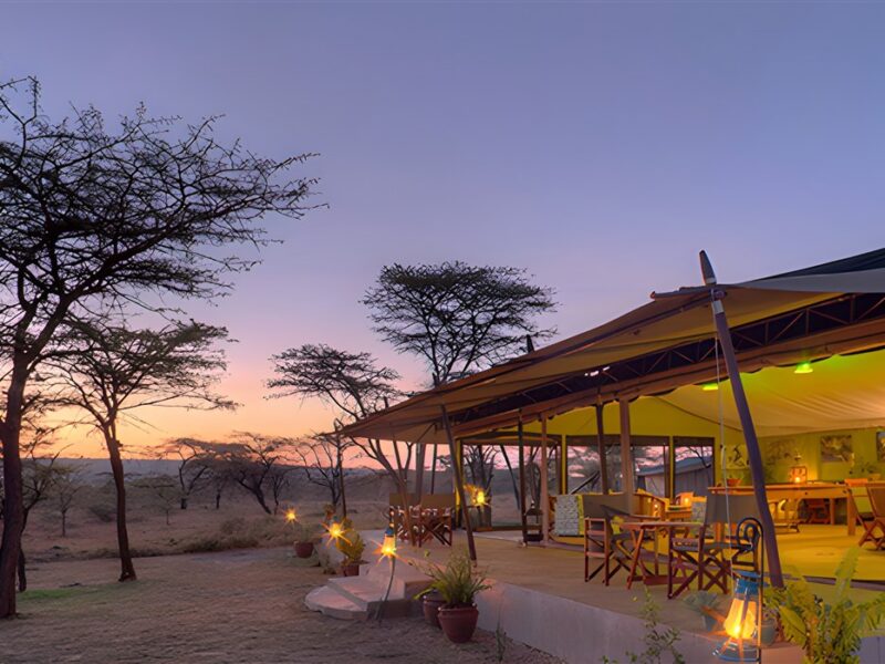 Exterior in the evening