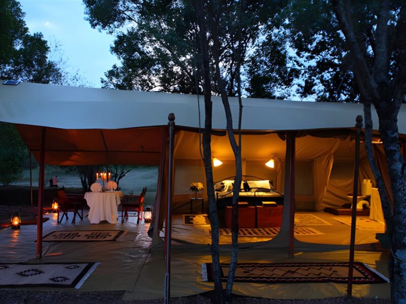 Tent exterior