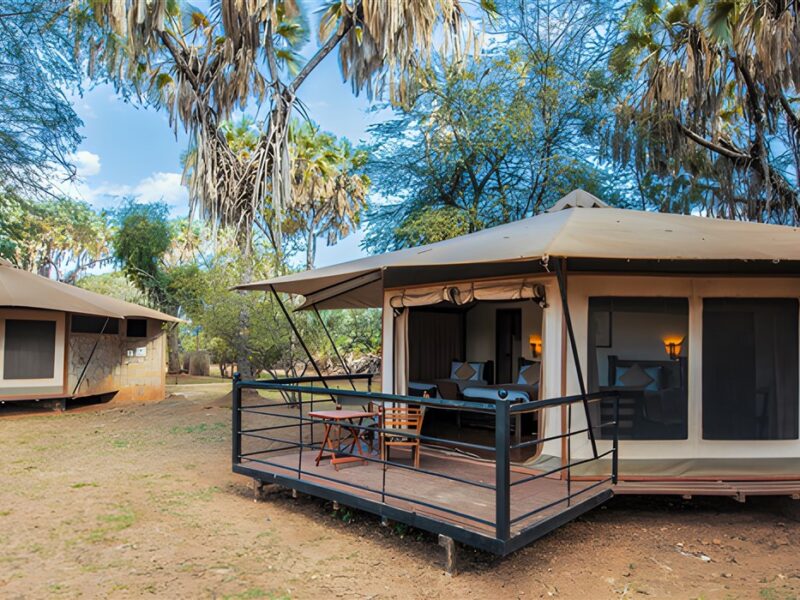 Tent exterior
