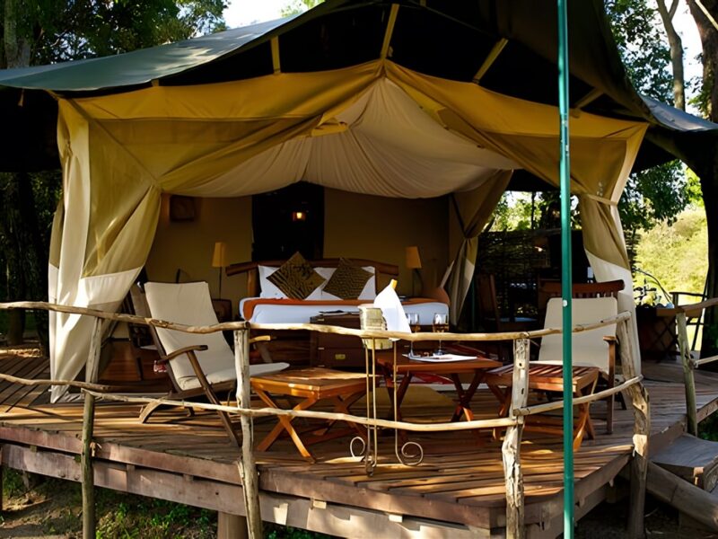 Tent exterior