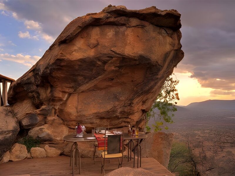 Breakfast at the big rock