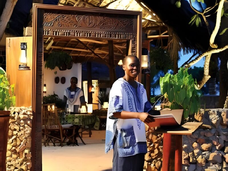 Smiley waiter
