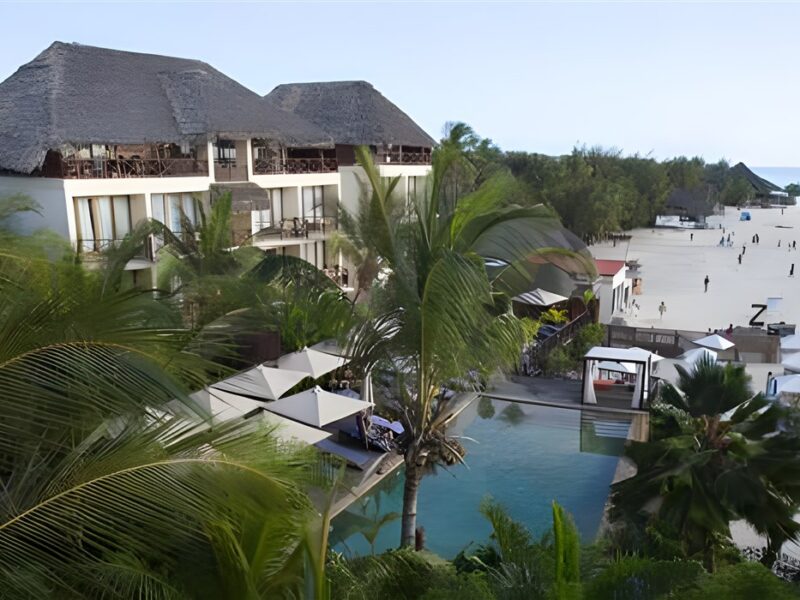 Pool and beach
