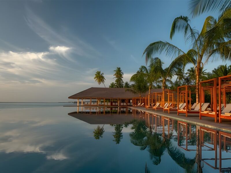 Infinity Pool overlooking the lagoon