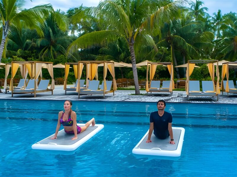 Yoga on the water