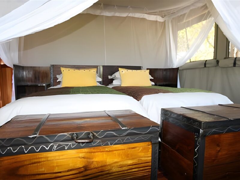 Tent interior