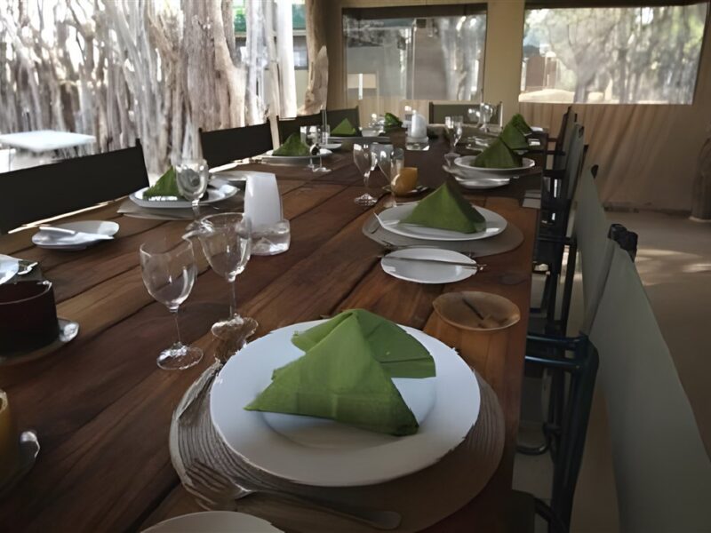 Dining tent
