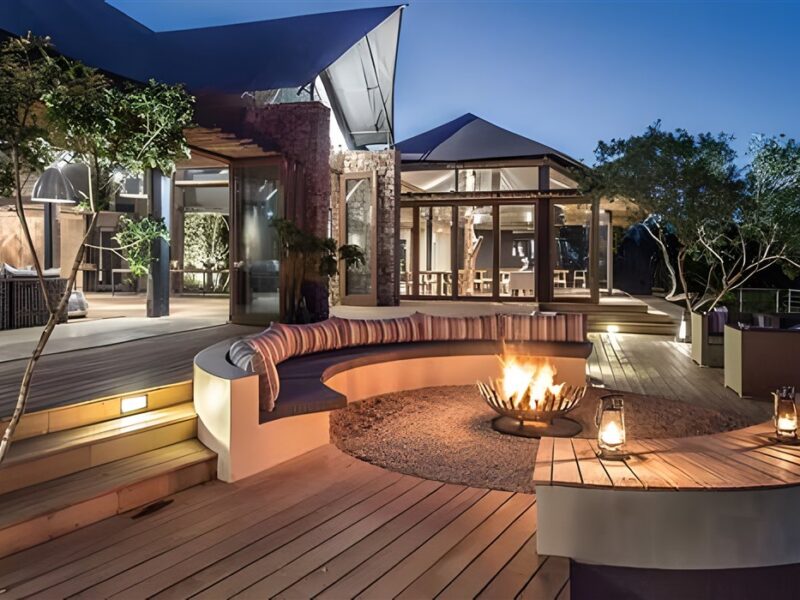 Firepit on deck