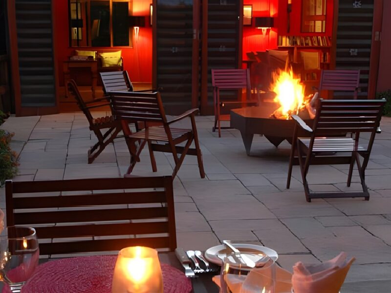 Dinner on main terrace