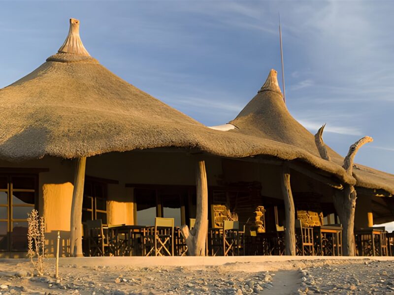 Exterior of guest rooms