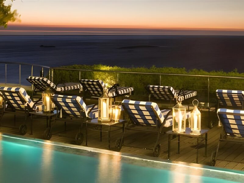 Pool at night