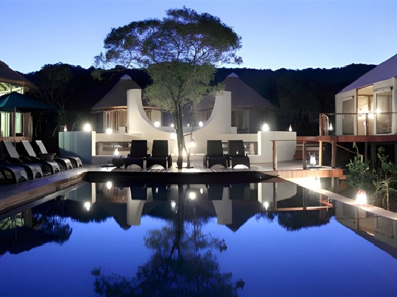 Pool at night