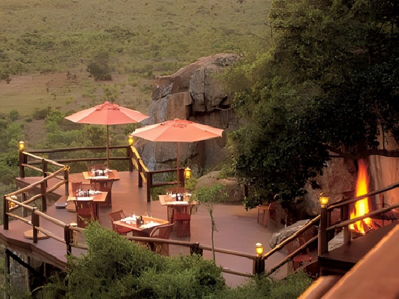 Rock Lodge deck