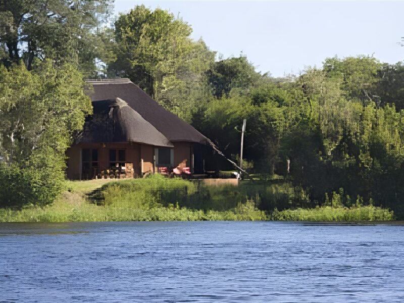 On the riverbank
